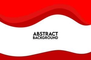 Red and white abstract background vector