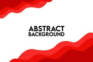 Red and white abstract background vector