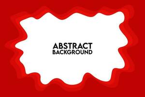 Red and white abstract background vector