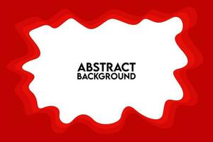 Red and white abstract background vector