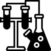 solid icon for chemistry vector