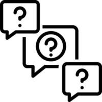 line icon for undefined vector