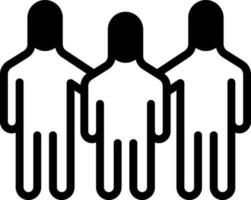 solid icon for accompanied vector