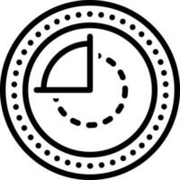 line icon for quarter vector