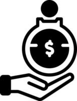 solid icon for contributing vector