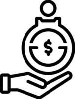line icon for contributing vector
