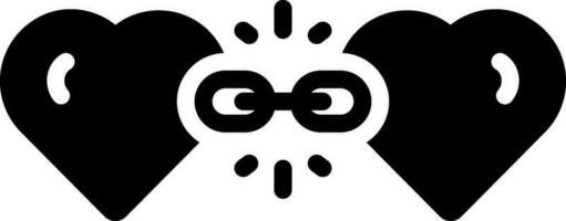 solid icon for linked vector