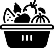 solid icon for dietary vector