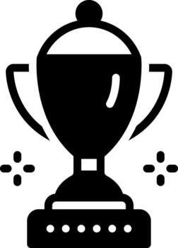 sólido icono para bronce vector
