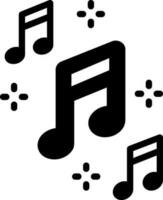 solid icon for symphony vector
