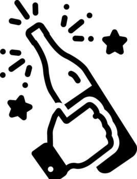 solid icon for fun vector