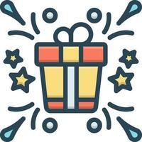 color icon for prizes vector