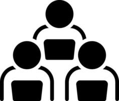 solid icon for endeavor vector