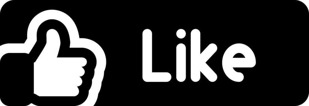 solid icon for like button vector