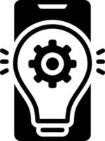 solid icon for solution vector