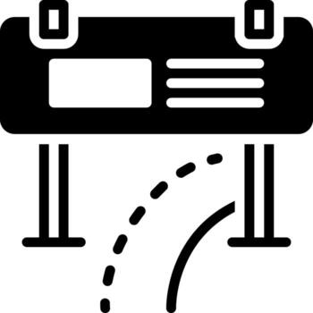 solid icon for banner vector