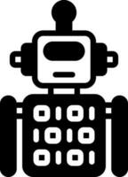 solid icon for application vector