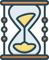 color icon for sands of time vector