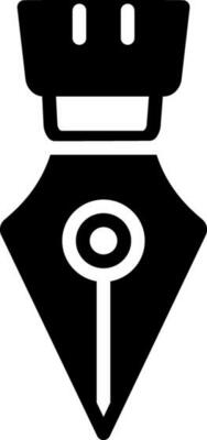 solid icon for fountain pen