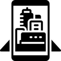 solid icon for augmented vector