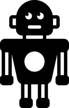 solid icon for  automatic vector