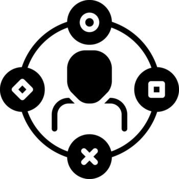 solid icon for  comprehensive vector