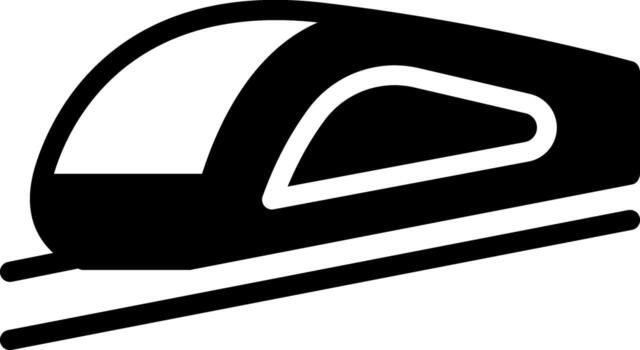 solid icon for express vector