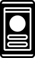 solid icon for user interface vector