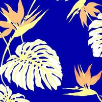 adobe ilustrador hawaiano y floral playa resumen modelo adecuado para textil y impresión necesidades vector