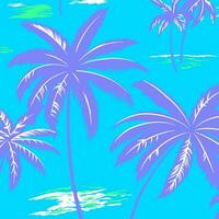 Adobe Illustrator ArtworkHawaian and floral beach abstract pattern suitable for textile and printing needs vector