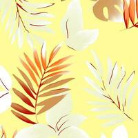 Adobe Illustrator ArtworkHawaian and floral beach abstract pattern suitable for textile and printing needs vector