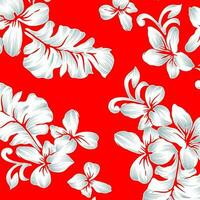 adobe ilustrador hawaiano y floral playa resumen modelo adecuado para textil y impresión necesidades vector