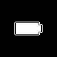 Full battery icon, full battery flat design vector