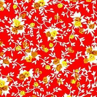 Hawaian and floral beach abstract pattern suitable for textile and printing needs vector