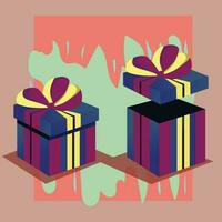 colorful giftbox vector object design