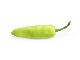 green chili pepper, transparent background photo