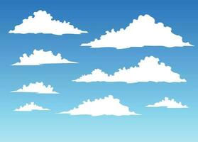 conjunto de nubes para tu Arte vector