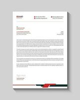 Creative and modern business letterhead template vector