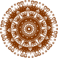 Abstract Mandala Circular pattern gradient in form of mandala for Henna, Mehndi, tattoo, decoration. Decorative ornament in ethnic oriental style. gradient Coloring mandala. png