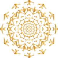 Abstract Mandala Circular pattern gradient in form of mandala for Henna, Mehndi, tattoo, decoration. Decorative ornament in ethnic oriental style. gradient Coloring mandala. png
