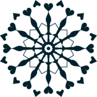 abstrait mandala circulaire modèle pente dans forme de mandala pour henné, Mehndi, tatouage, décoration. décoratif ornement dans ethnique Oriental style. pente coloration mandala. png