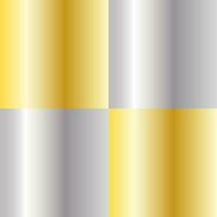 Silver and gold metal texture.Metallic empty vertical gradient template.Abstract gray decoration.Vector shiny and metal steel gradient template for chrome border, iron frame. Vector Illustration