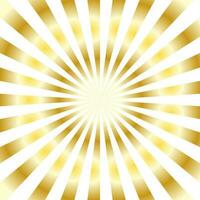 Gold swirling pattern background. Vortex starburst spiral twirl square. Helix rotation rays. Converging psychadelic scalable stripes. Vector illustration