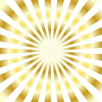 Gold swirling pattern background. Vortex starburst spiral twirl square. Helix rotation rays. Converging psychadelic scalable stripes. Vector illustration