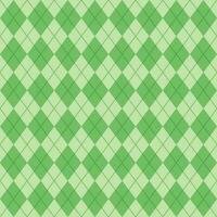 Seamless Light Green Argyle Pattern vector