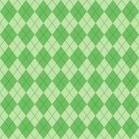 Seamless Light Green Argyle Pattern vector