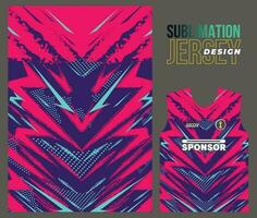 vector jersey Deportes diseño para carreras ciclismo fútbol americano juego de azar motocross