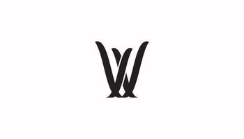 Letter W logo icon design template elements. Suitable for a company or business vector