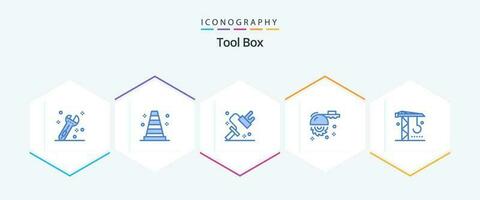 Tools 25 Blue icon pack including tools. industry. roller. construction. cutting vector