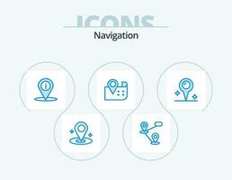 Navigation Blue Icon Pack 5 Icon Design. . marker. place. location. location vector